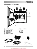 Предварительный просмотр 6 страницы Zanussi ZOB 461 User Manual