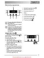 Предварительный просмотр 9 страницы Zanussi ZOB 461 User Manual