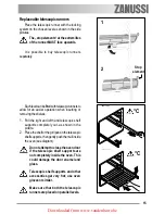 Предварительный просмотр 15 страницы Zanussi ZOB 461 User Manual