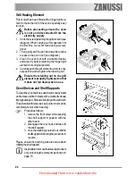 Предварительный просмотр 24 страницы Zanussi ZOB 461 User Manual