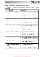 Предварительный просмотр 26 страницы Zanussi ZOB 461 User Manual