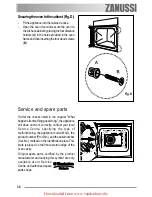 Предварительный просмотр 30 страницы Zanussi ZOB 461 User Manual