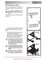 Предварительный просмотр 47 страницы Zanussi ZOB 461 User Manual