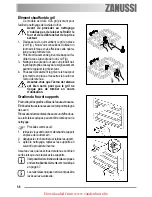 Предварительный просмотр 56 страницы Zanussi ZOB 461 User Manual