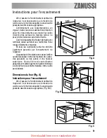 Предварительный просмотр 61 страницы Zanussi ZOB 461 User Manual