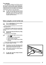 Предварительный просмотр 27 страницы Zanussi ZOB 463 User Manual