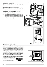 Предварительный просмотр 42 страницы Zanussi ZOB 463 User Manual