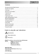 Предварительный просмотр 3 страницы Zanussi ZOB 492 User Information