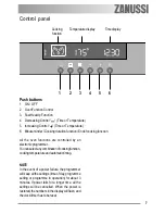 Предварительный просмотр 7 страницы Zanussi ZOB 492 User Information