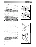 Предварительный просмотр 26 страницы Zanussi ZOB 492 User Information