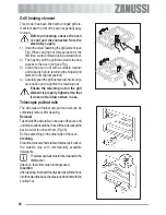 Preview for 28 page of Zanussi ZOB 511 User Information