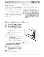 Предварительный просмотр 8 страницы Zanussi ZOB 562 User Manual