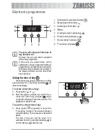 Предварительный просмотр 9 страницы Zanussi ZOB 562 User Manual