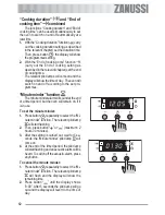 Предварительный просмотр 12 страницы Zanussi ZOB 562 User Manual