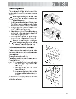 Предварительный просмотр 23 страницы Zanussi ZOB 562 User Manual