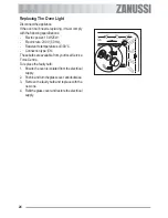 Предварительный просмотр 24 страницы Zanussi ZOB 562 User Manual