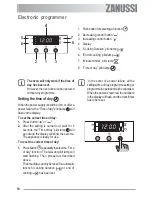 Предварительный просмотр 10 страницы Zanussi ZOB 580 User Manual