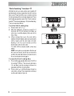 Предварительный просмотр 12 страницы Zanussi ZOB 580 User Manual