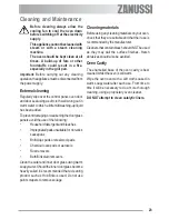 Предварительный просмотр 23 страницы Zanussi ZOB 580 User Manual