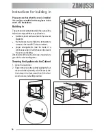 Предварительный просмотр 32 страницы Zanussi ZOB 580 User Manual