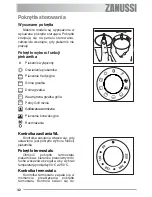 Предварительный просмотр 42 страницы Zanussi ZOB 580 User Manual