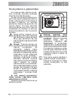 Предварительный просмотр 50 страницы Zanussi ZOB 580 User Manual