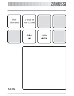 Zanussi ZOB 582 User Information предпросмотр