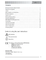 Preview for 3 page of Zanussi ZOB 582 User Information