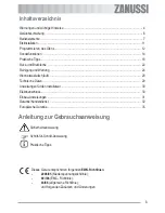 Предварительный просмотр 3 страницы Zanussi ZOB 590 User Manual