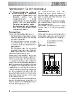 Предварительный просмотр 30 страницы Zanussi ZOB 590 User Manual