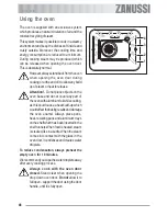 Предварительный просмотр 46 страницы Zanussi ZOB 590 User Manual