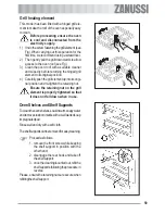 Предварительный просмотр 59 страницы Zanussi ZOB 590 User Manual