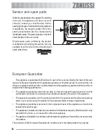 Предварительный просмотр 66 страницы Zanussi ZOB 590 User Manual