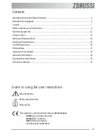 Предварительный просмотр 3 страницы Zanussi ZOB 592 User Information