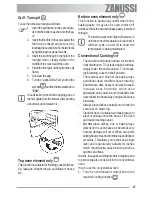 Предварительный просмотр 17 страницы Zanussi ZOB 592 User Information