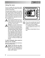 Preview for 12 page of Zanussi ZOB 594 User Information