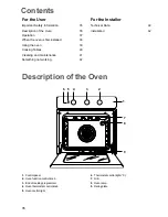 Предварительный просмотр 2 страницы Zanussi ZOB 651 CG Instruction Booklet