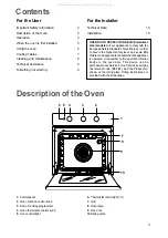 Предварительный просмотр 3 страницы Zanussi ZOB 652 Instruction Booklet