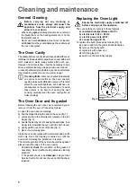 Предварительный просмотр 8 страницы Zanussi ZOB 652 Instruction Booklet