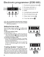 Предварительный просмотр 6 страницы Zanussi ZOB 665 Instruction Booklet