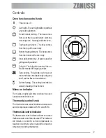 Предварительный просмотр 7 страницы Zanussi ZOB 680 User Manual