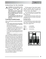 Предварительный просмотр 25 страницы Zanussi ZOB 680 User Manual