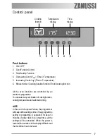 Предварительный просмотр 7 страницы Zanussi ZOB 690 User Manual