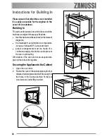 Предварительный просмотр 34 страницы Zanussi ZOB 690 User Manual