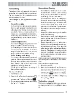 Предварительный просмотр 13 страницы Zanussi ZOB 691 User Manual