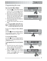 Предварительный просмотр 17 страницы Zanussi ZOB 691 User Manual