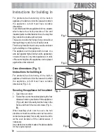 Предварительный просмотр 30 страницы Zanussi ZOB 691 User Manual