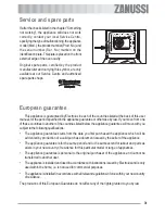 Предварительный просмотр 31 страницы Zanussi ZOB 691 User Manual