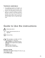 Предварительный просмотр 3 страницы Zanussi ZOB 985 Instruction Booklet