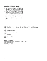 Предварительный просмотр 4 страницы Zanussi ZOB K 91 Instruction Booklet